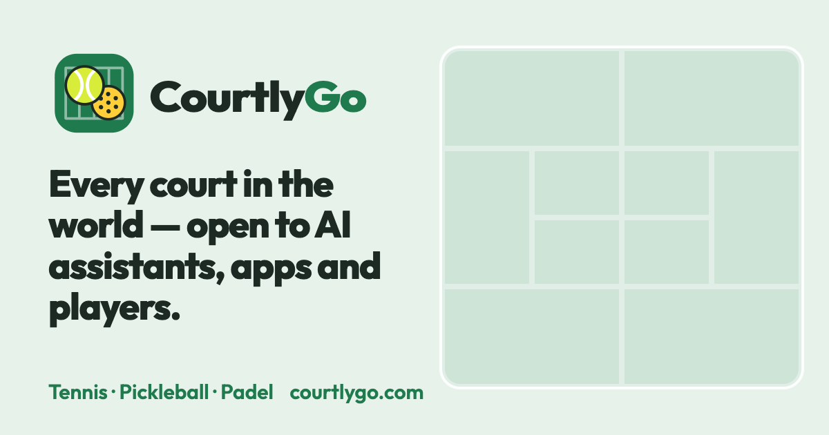 Show HN: CourtlyGo – open database of tennis, pickleball, padel courts and MCP